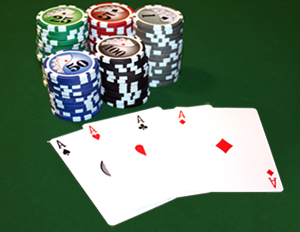 Texas Hold'em Poker 4 Aces